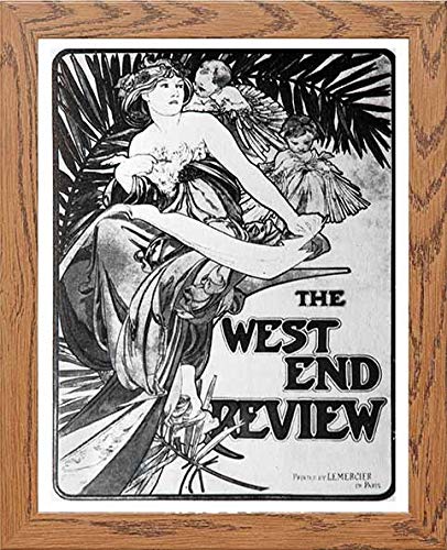 L Lumartos Vintage Poster Alphonse Mucha Poster For The West End Review 1898