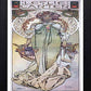 L Lumartos Vintage Poster Alphonse Mucha Leslie Carter 1908