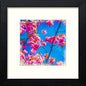 Vintage Cherry Blossom, Black Wood, 10x10 in Black Wood frame, premium wall art print