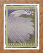 Vintage Peacock Poster The Modern in Wood frame, premium wall art print