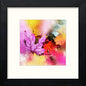Fallen Leaves in Black Wood frame, premium wall art print