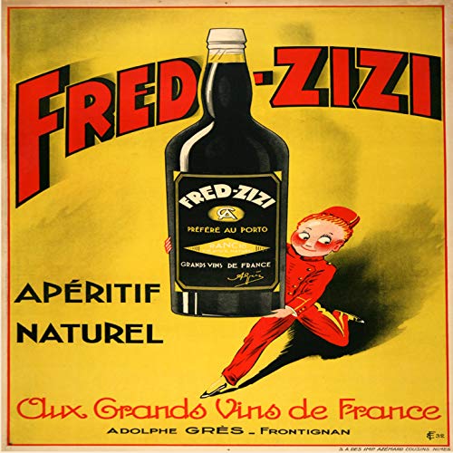 L Lumartos Vintage Fred Zizi Poster