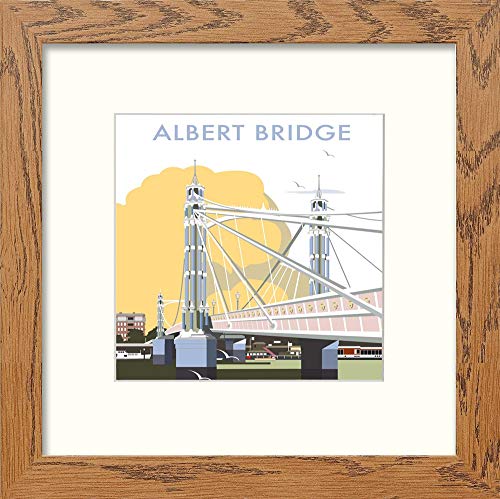 L Lumartos Vintage Albert Bridge Poster