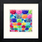 Umbrellas in Black Wood frame, premium wall art print