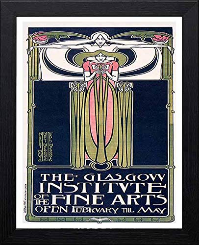L Lumartos Vintage Poster The Glasgow Institute Of Fine Arts