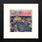 Vatican City in Black Wood frame, premium wall art print