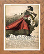 Vintage Poster Italy 1918 Prestito Nazionale in Wood frame, premium wall art print