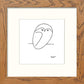 L Lumartos Vintage Poster Picasso Owl