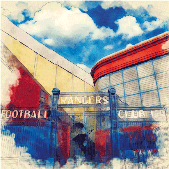 Lumartos Glasgow Rangers FC Ibrox Stadium Main Gate 0052