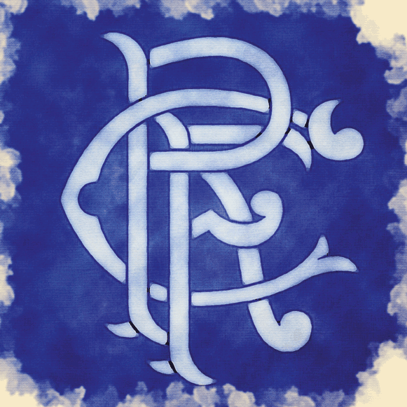 Lumartos Glasgow Rangers Football Club Scroll Crest Artwork 0061