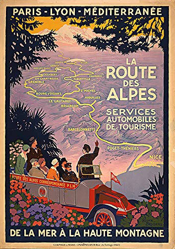 L Lumartos Vintage Poster Alps Vintage Travel Posters