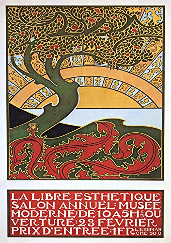 L Lumartos Vintage Poster La Libre Esthetique
