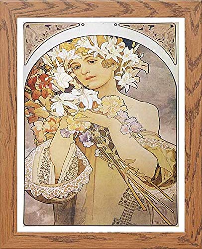 L Lumartos Vintage Poster Alphonse Mucha La Fleurflowers C1897