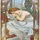 L Lumartos Vintage Poster Alphonse Mucha Repos De La Nuitnocturnal Slumber 1899