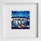 Hull City Association Football Club, The Kcom Stadium 87 in White frame, premium wall art print