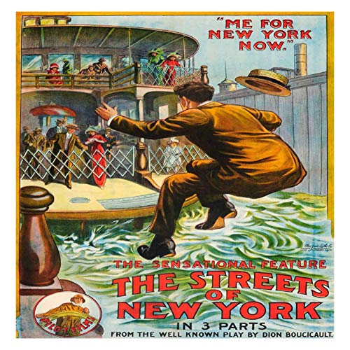 L Lumartos Vintage Streets Of New York Poster