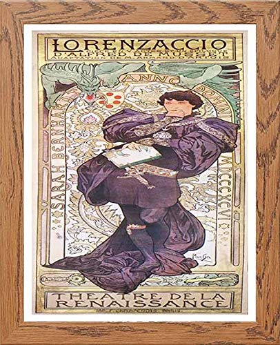 L Lumartos Vintage Poster Alphonse Mucha Lorenzaccio 1896