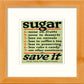 L Lumartos Vintage Poster Sugar Save It!