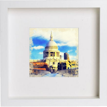 Lumartos London St Paul's Cathedral Framed Art Print 107