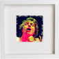 Paulo Nutini 168 in White frame, premium wall art print