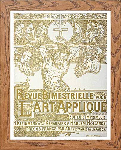 L Lumartos Vintage Poster Revue Bimestrielle Pour Lart Applique