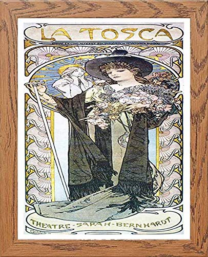 L Lumartos Vintage Poster Alphonse Mucha La Tosca 1899