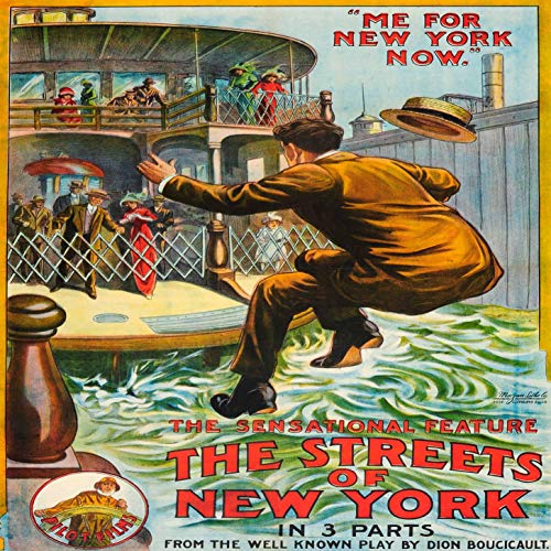 L Lumartos Vintage Streets Of New York Poster