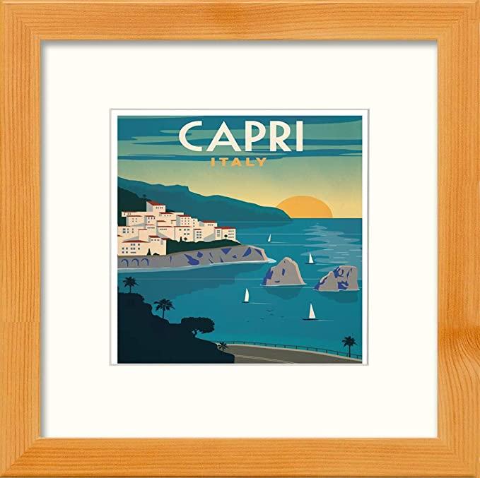 LUMARTOS Vintage Capri Poster