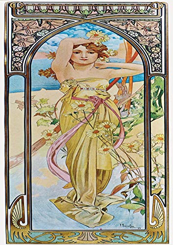 L Lumartos Vintage Poster Alphonse Mucha Eclat Du Jourdaybreak 1899 Roman Godess