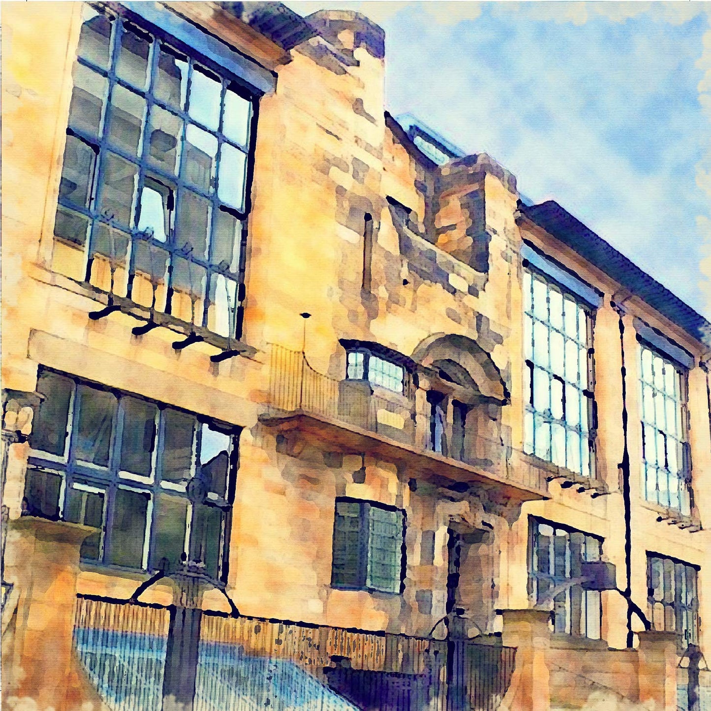 L Lumartos Glasgow Art School Charles Rennie Mcintosh Ii 0248