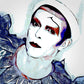 L Lumartos David Bowie Pierrot Clown 2 Turquoise 0244