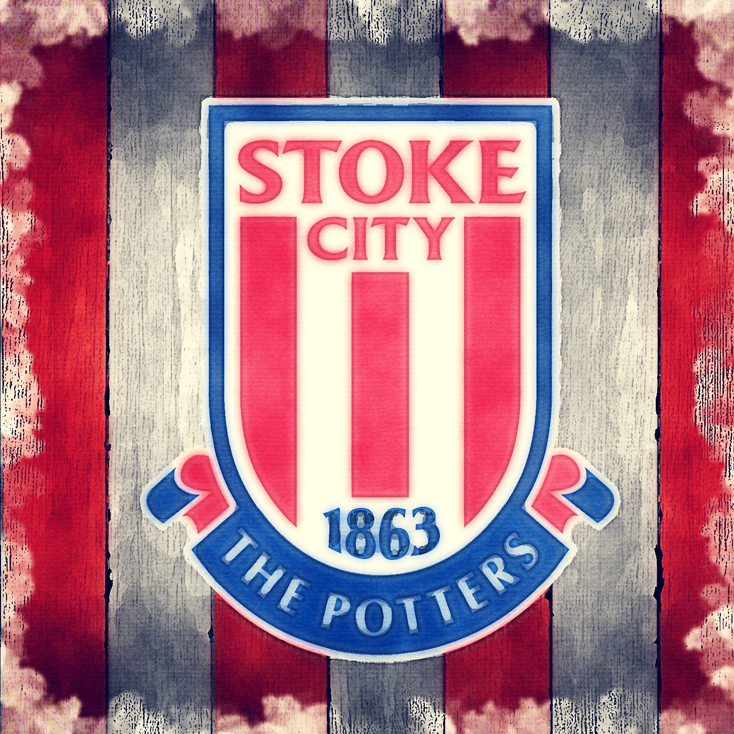 Lumartos Stoke City Football Club Crest Badge 186