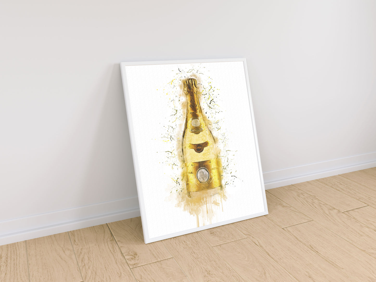Lumartos Yellow Champagne Splash Print