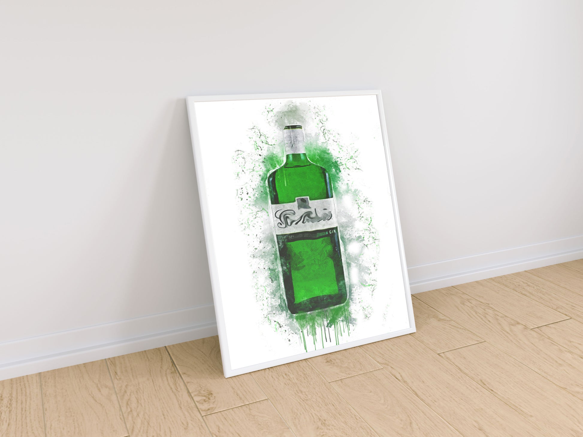 Lumartos Gord Green Gin Splash Print